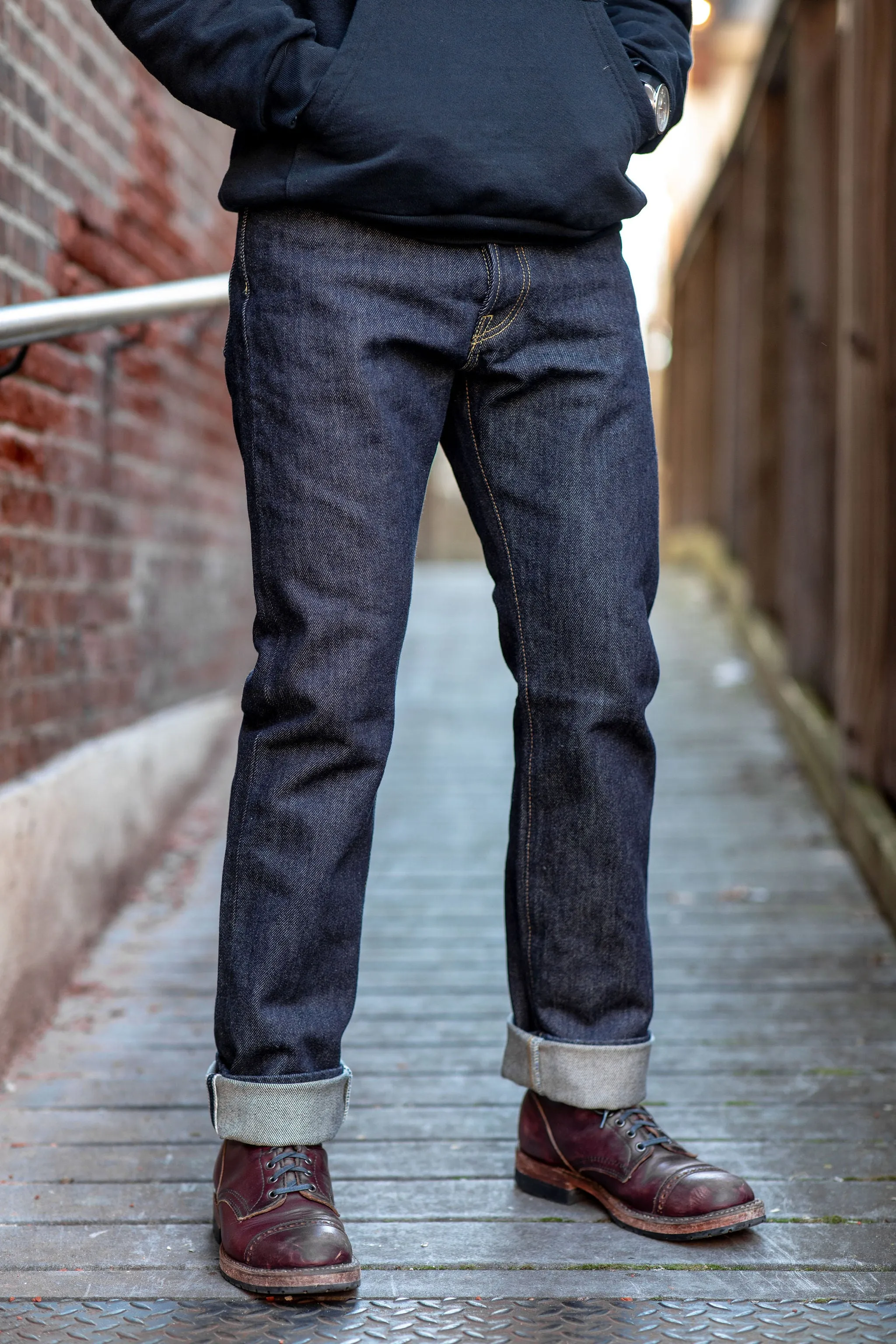 Iron Heart IH-888S-21 Indigo 21oz. Selvedge Denim - Tapered Cut