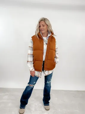 Kelsey Puffer Vest, Amber