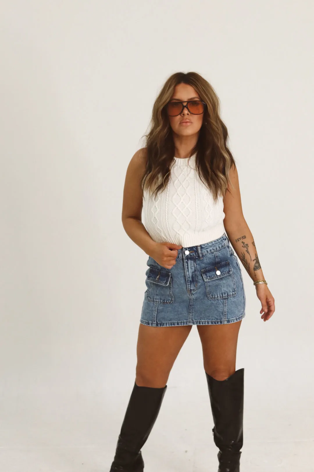 Knit Sleeveless Top