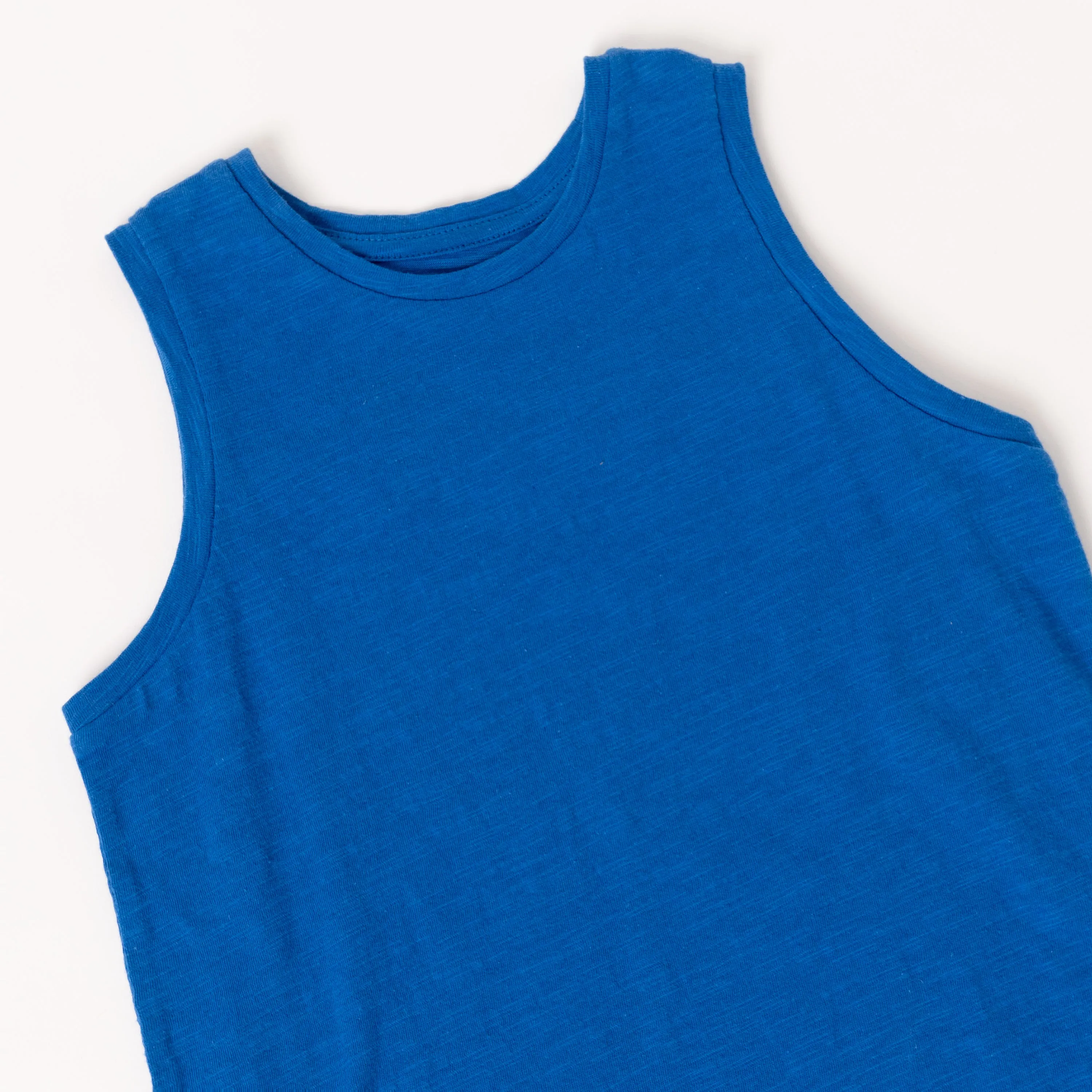 Lace Back Slub Tank