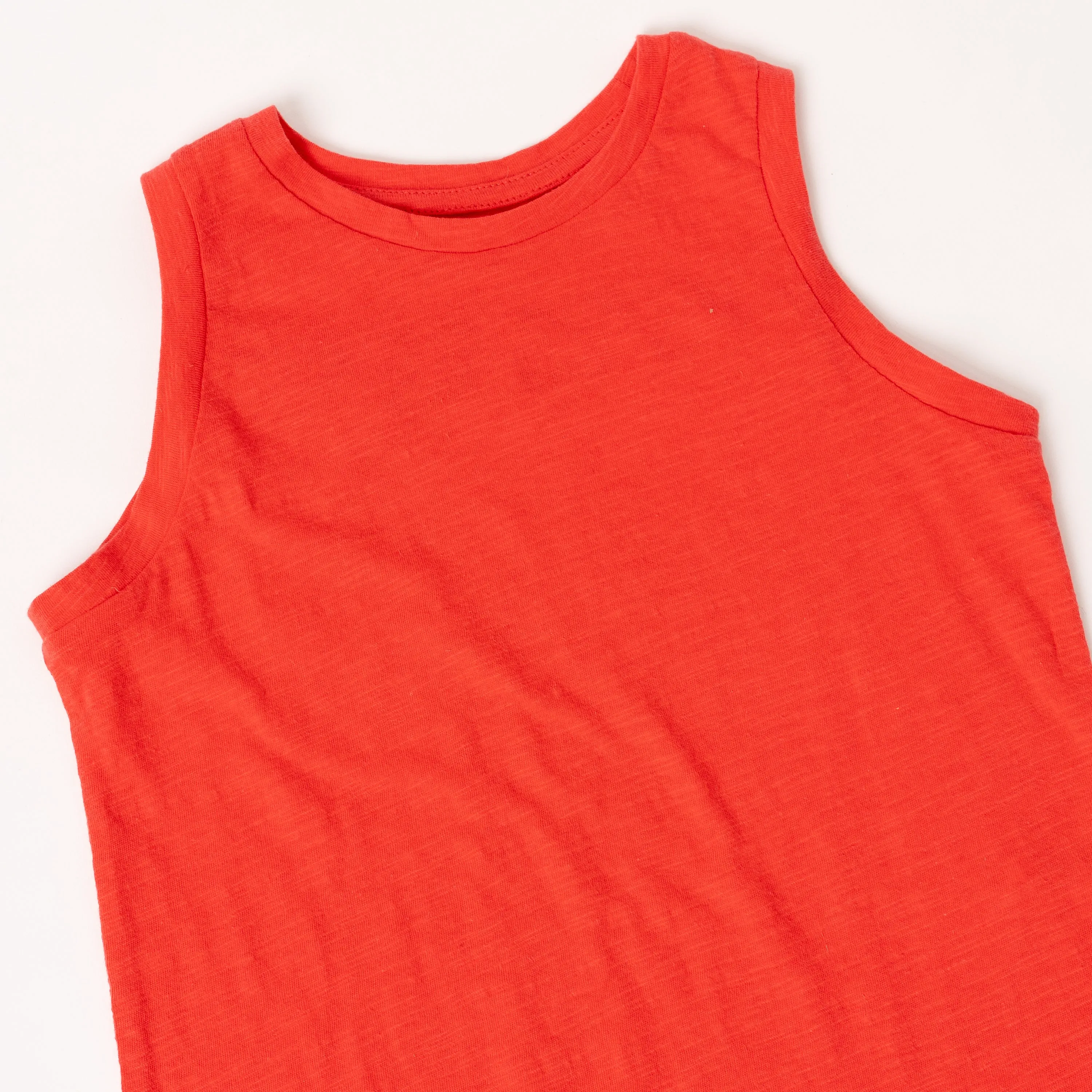Lace Back Slub Tank