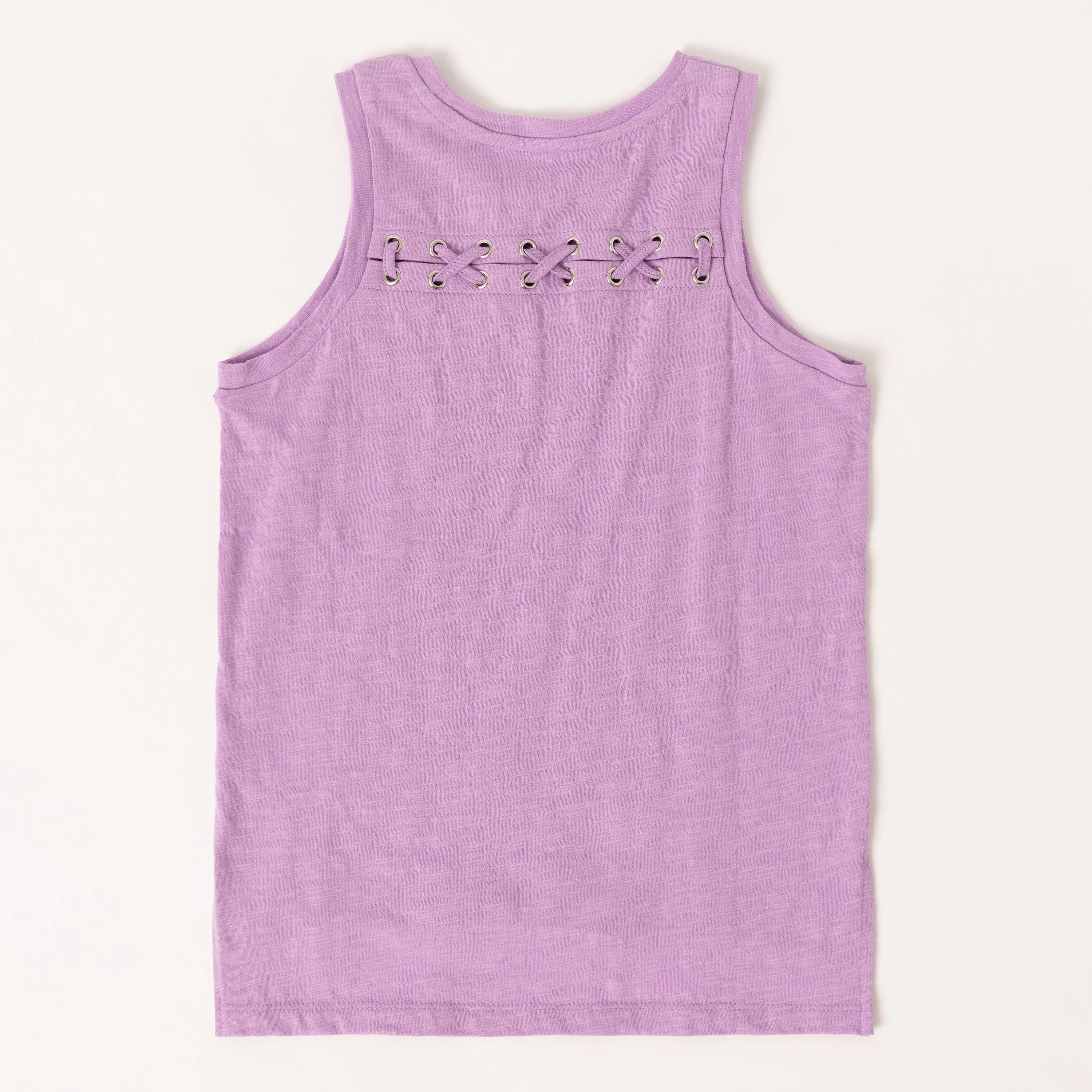 Lace Back Slub Tank