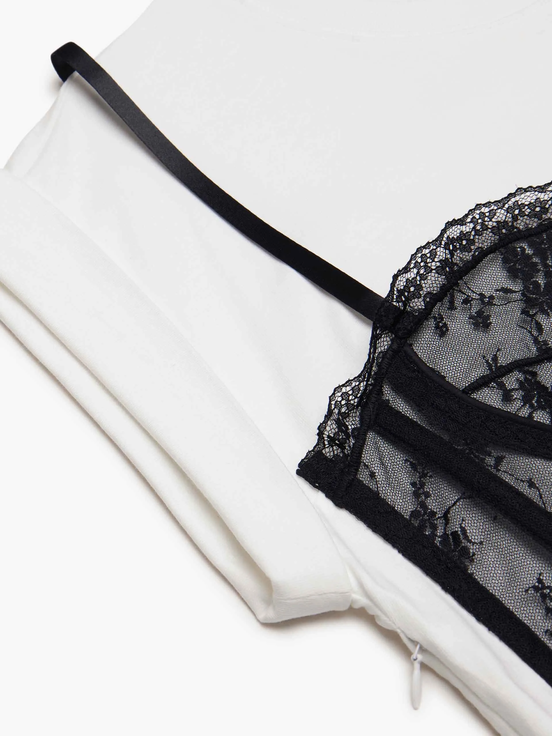 Lace Detail Midi Dress