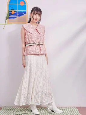 Lace Overall Slip Maxi Dress