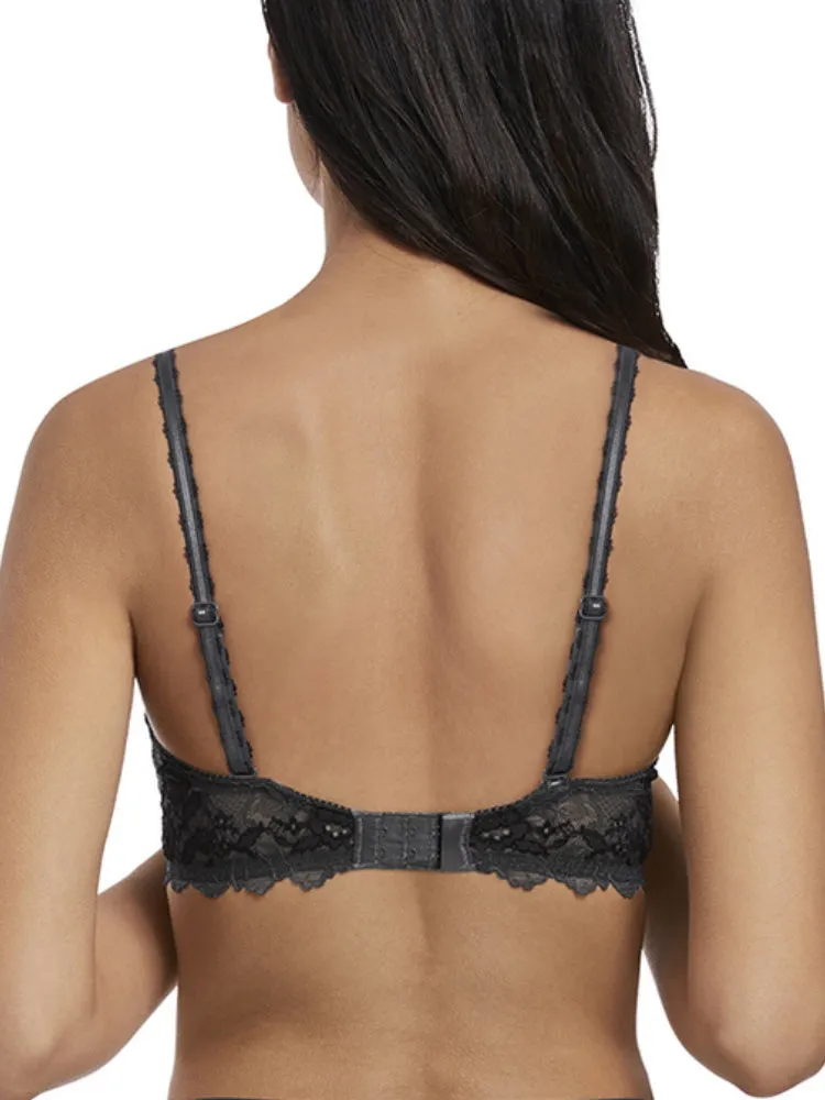 Lace Perfection Contour Bra - Charcoal