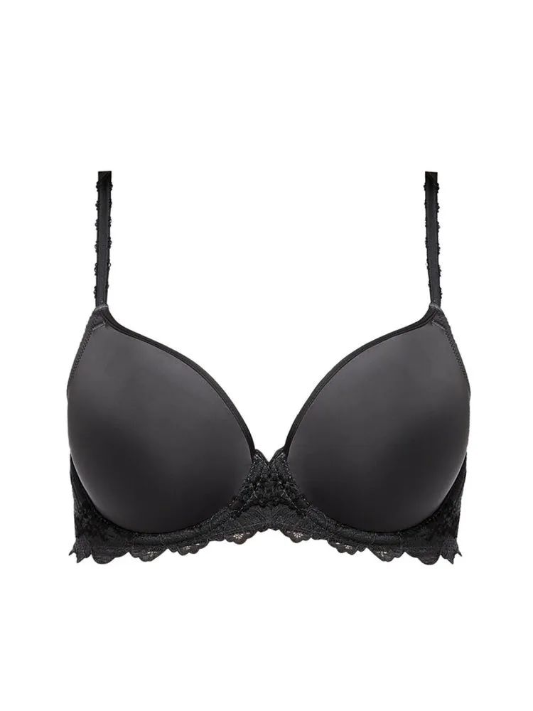 Lace Perfection Contour Bra - Charcoal