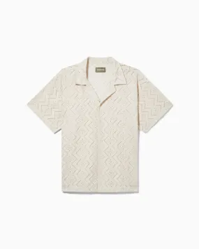 Lace Shirt - Stone
