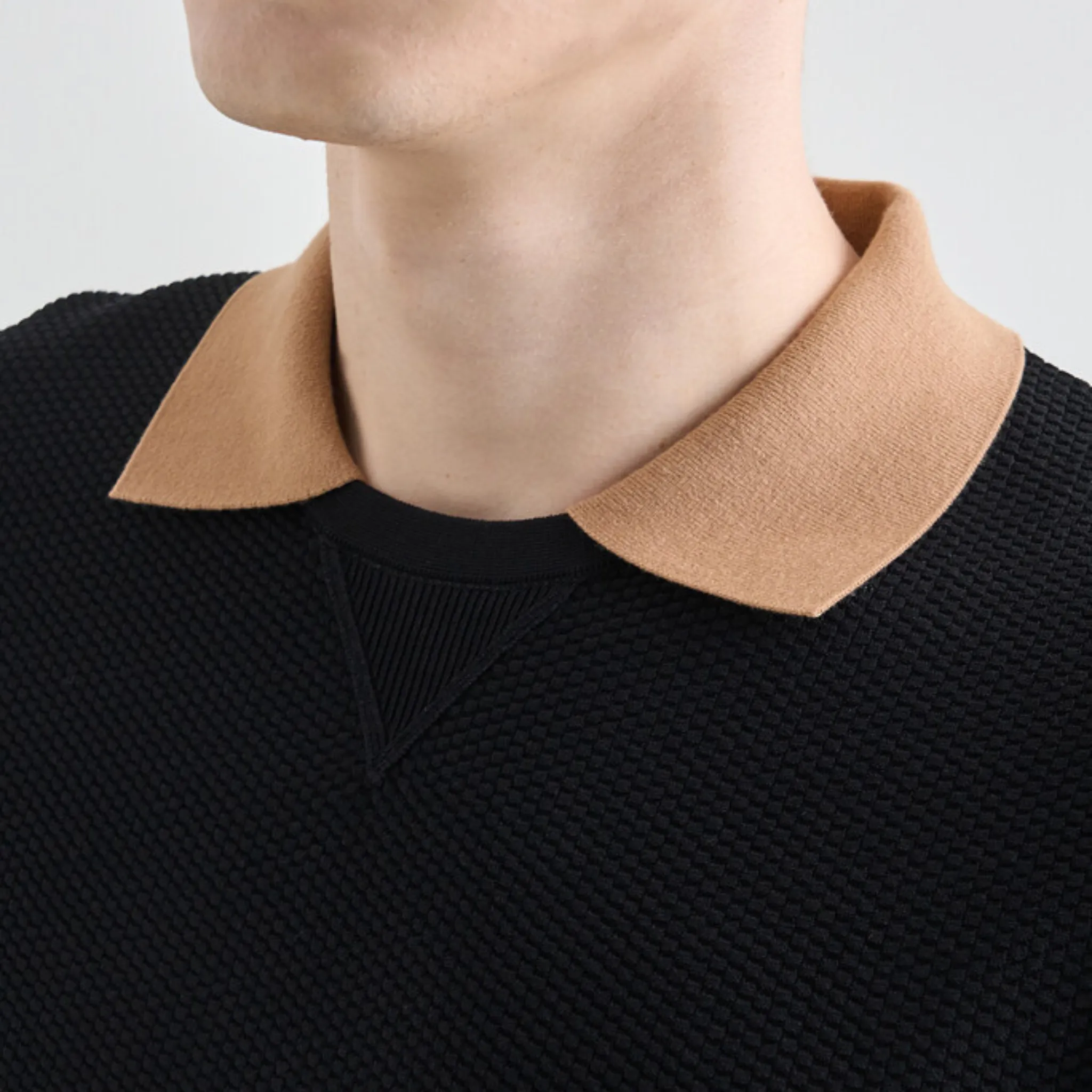 Lanvin Blanc Wool Blend Knit Top