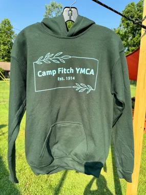 Leafy Rectangle Hoodie - Youth