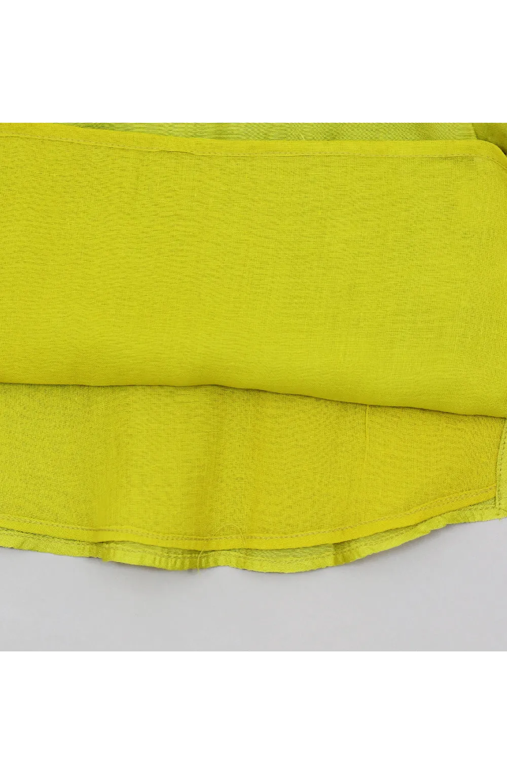Lime Green Lace Detailing T-Shirt With Jogger Set
