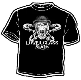 LOWER CLASS BRATS SKULL shirt