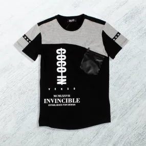 Men T-shirt- black / made in Turkey -3346