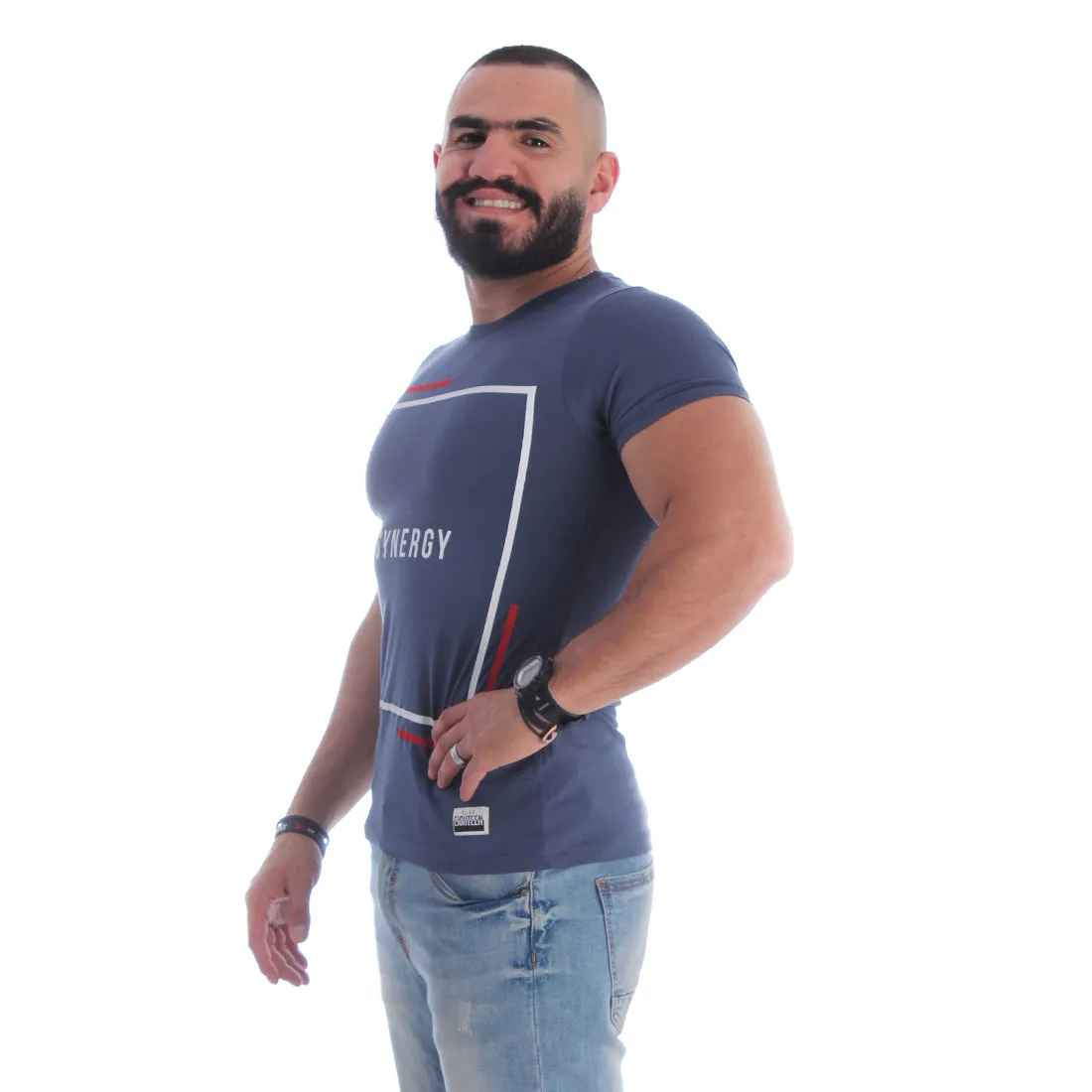 Men T-shirt- navy/ made in Turkey -3315