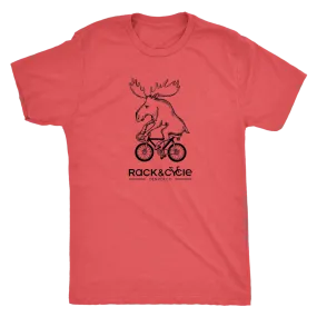 Men's Moose T-Shirt (black ink)
