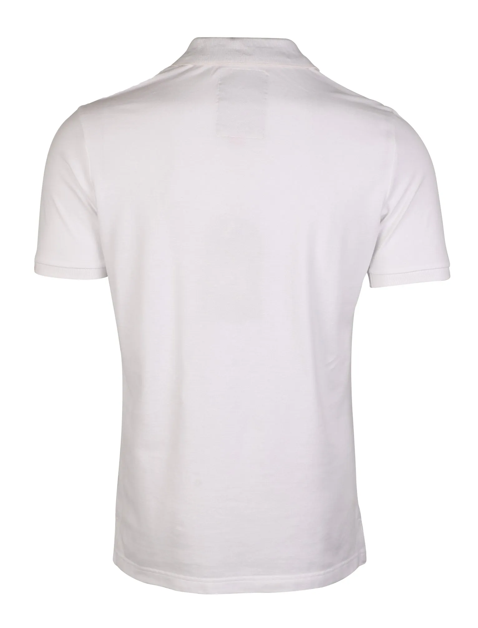 Men's striped undercollar white polo shirt - Tokyo Laundry