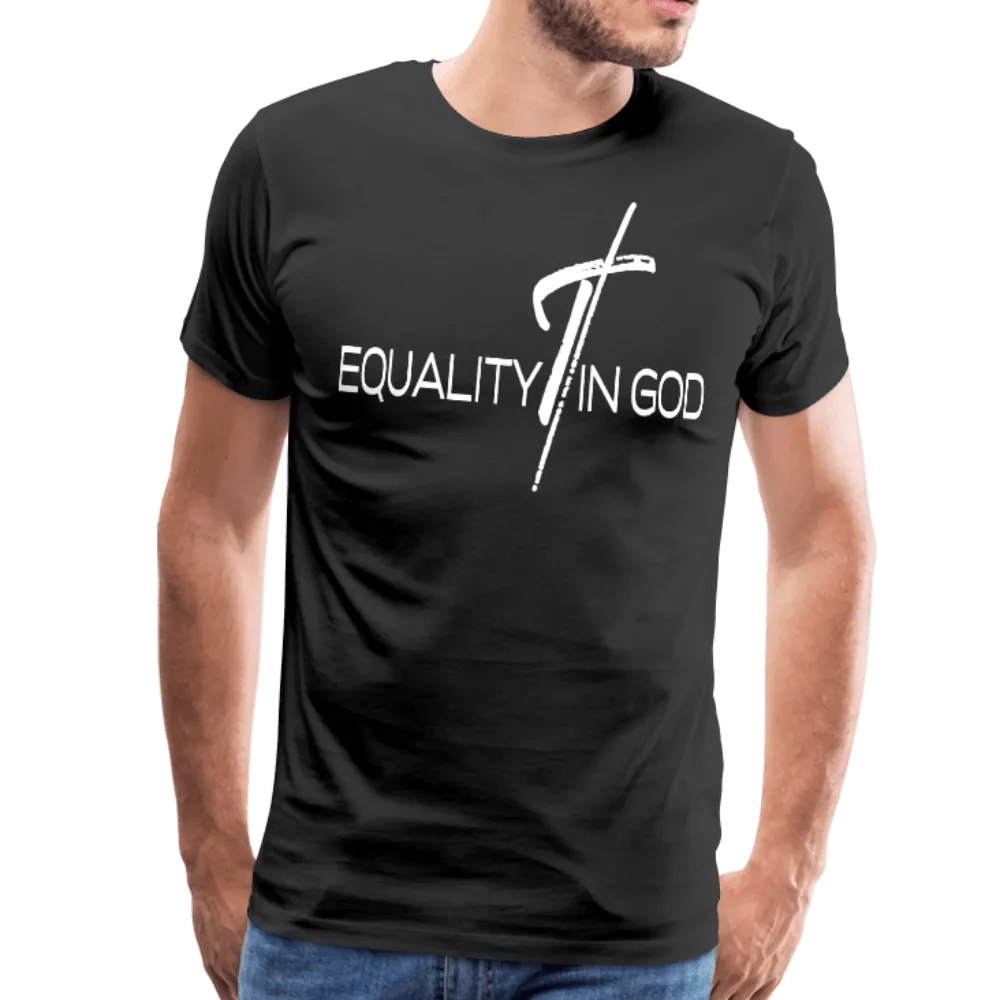Men's T-Shirt, Equality In God Short Sleeve Graphic Tee