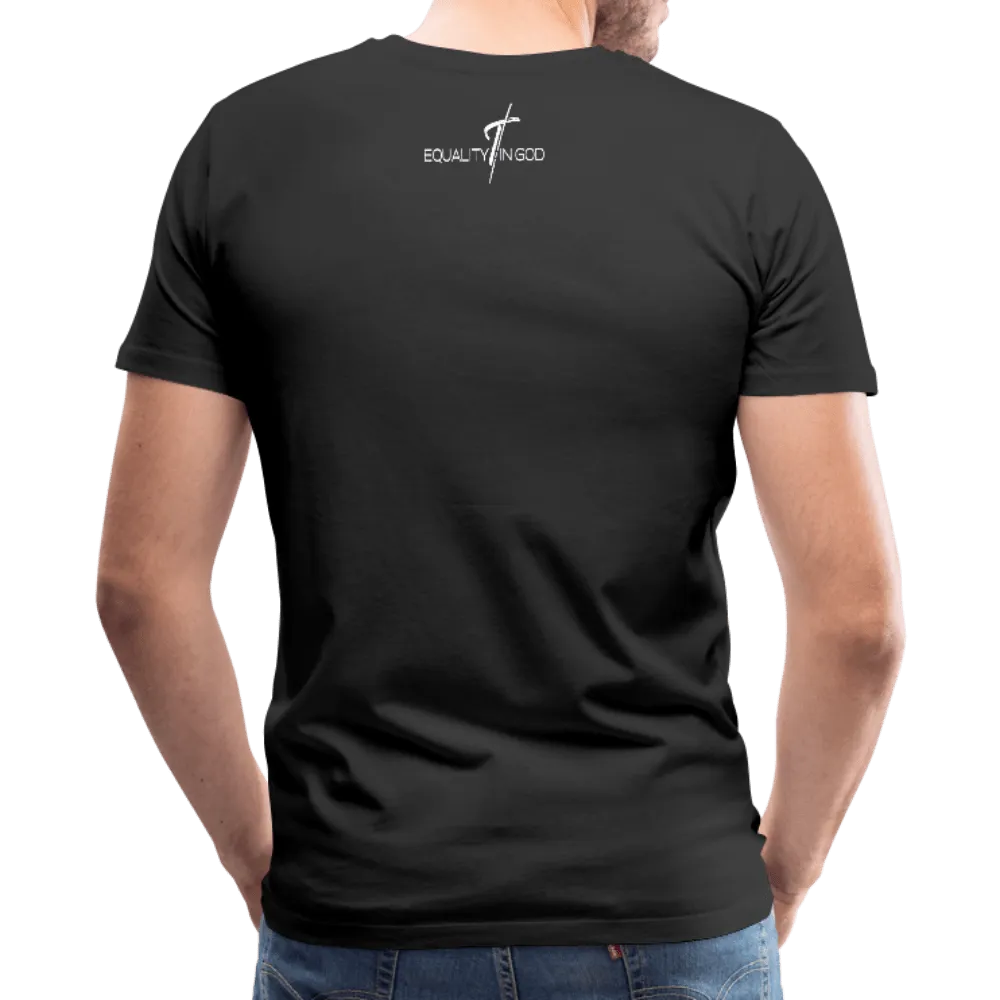 Men's T-Shirt, Equality In God Short Sleeve Graphic Tee