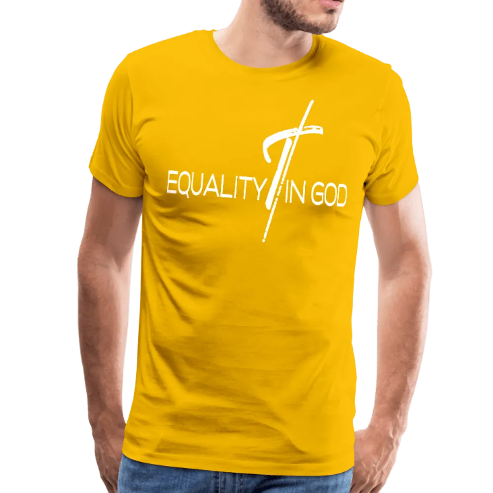 Men's T-Shirt, Equality In God Short Sleeve Graphic Tee