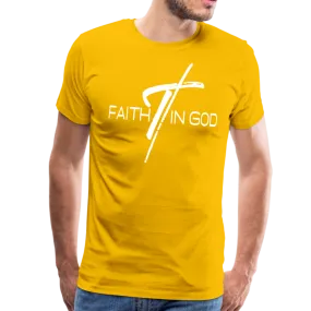 Men's T-Shirt, Faith In God Short Sleeve Graphic Tee