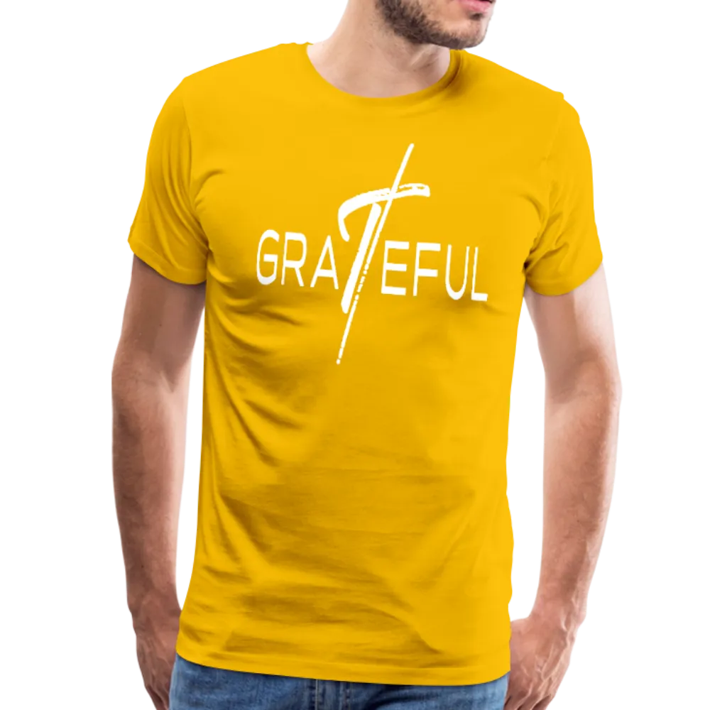 Men's  T-Shirt, Grateful Short Sleeve Graphic Tee