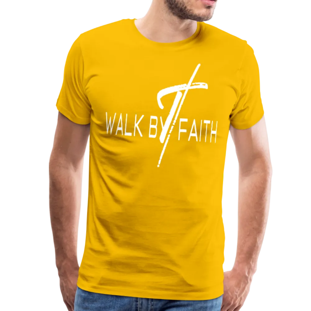 Men's T-Shirt, Walk By Faith Short Sleeve Graphic Tee