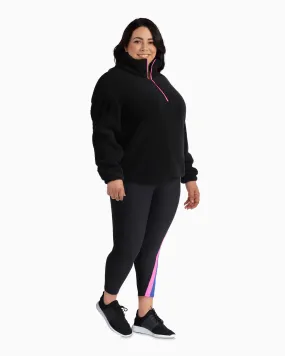 Mercer Performance Legging | Black / Pink