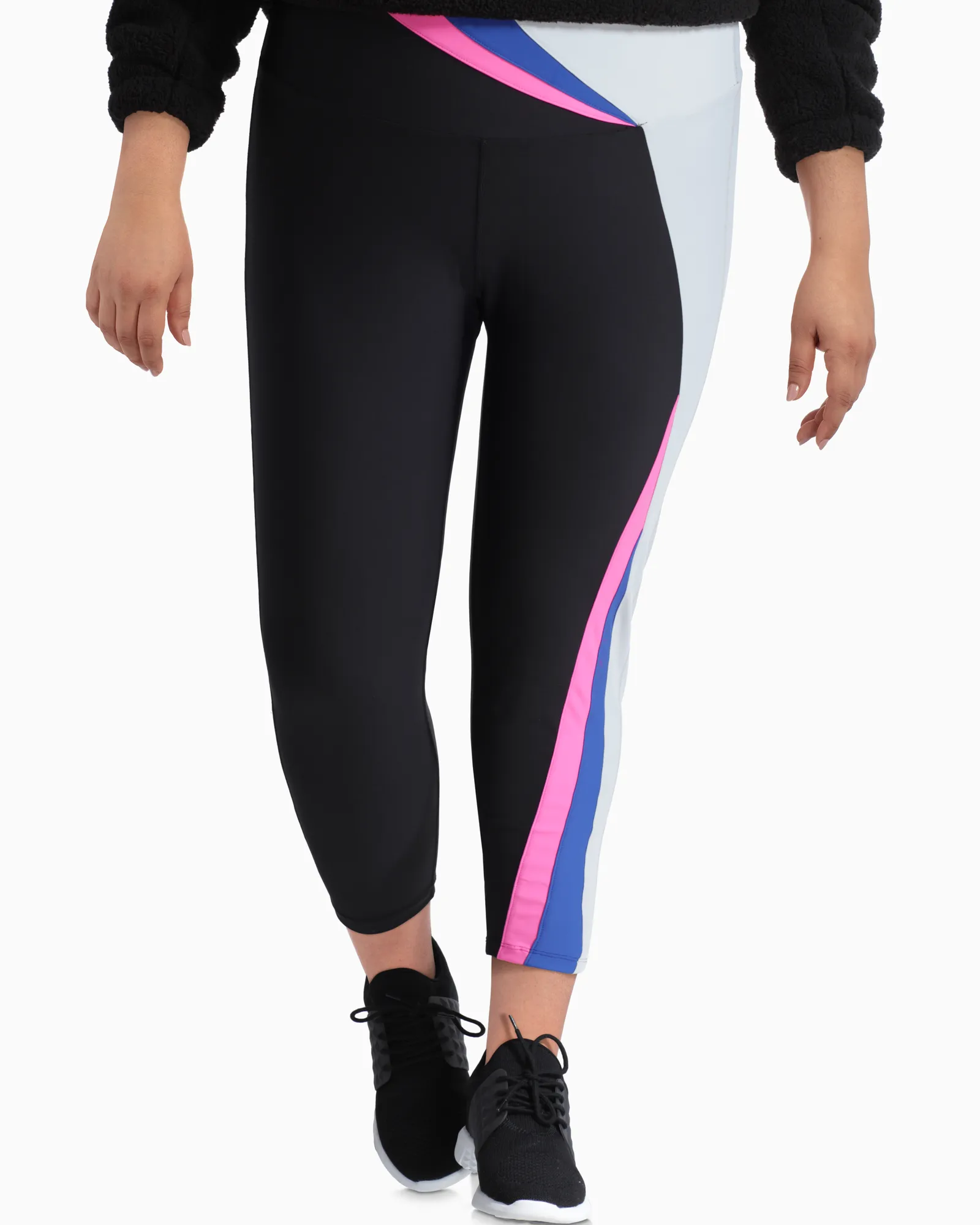Mercer Performance Legging | Black / Pink
