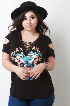 Motorcycle Club Vintage T-shirt Top