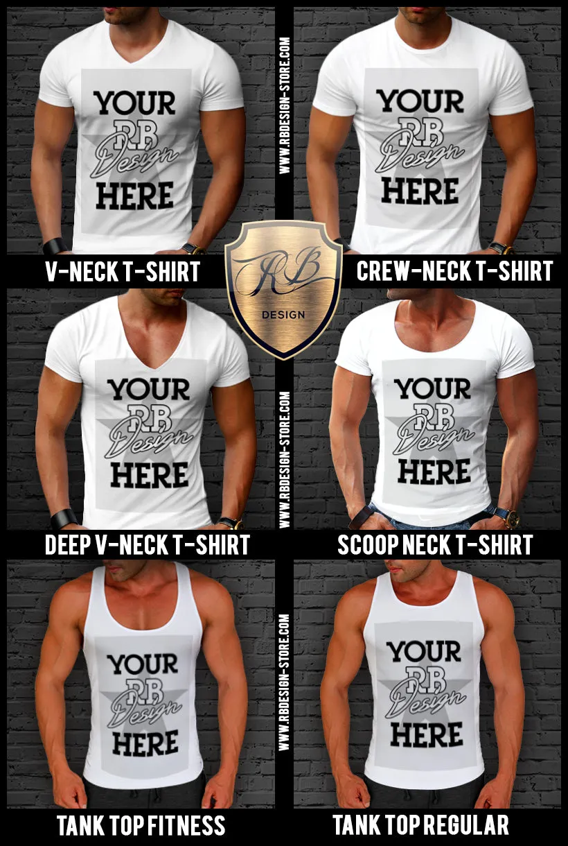 Music Is Life Men's Fashion T-shirt Dj Party Festival Tank Top MD109