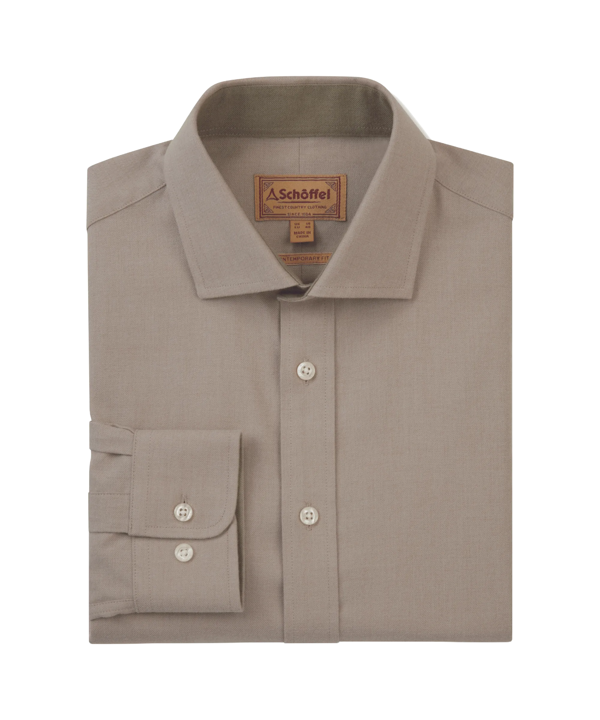 Newton Tailored Sporting Shirt - Mole