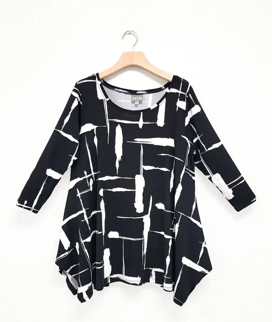 Niche - Shadow Knit - Salsa Tee