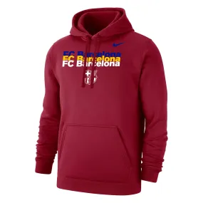 Nike 2023-24 Barcelona Men's Club Fleece PO Hoodie