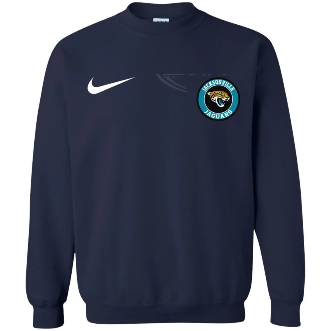 Nike Jacksonville Jaguars Nfl Football Unisex Crewneck Pullover Sweatshirt