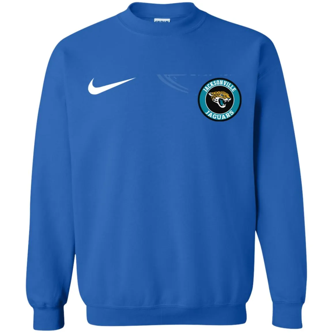 Nike Jacksonville Jaguars Nfl Football Unisex Crewneck Pullover Sweatshirt