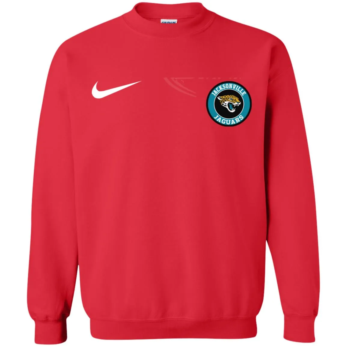 Nike Jacksonville Jaguars Nfl Football Unisex Crewneck Pullover Sweatshirt
