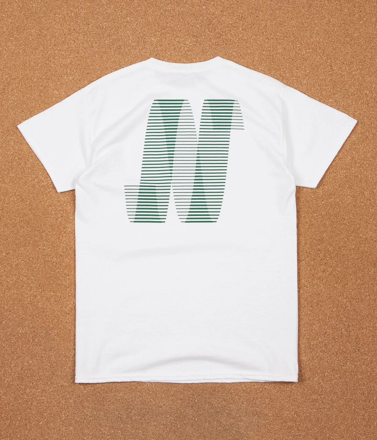 North N Logo T-Shirt - White / Forest
