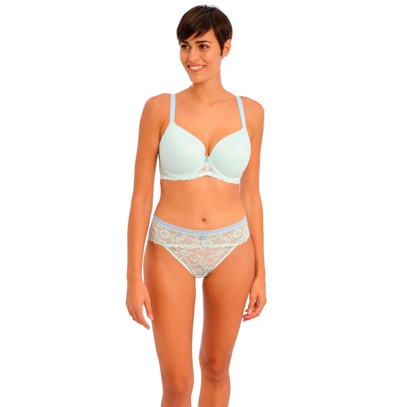 Offbeat Moulded Demi T-Shirt Bra Pure Water Blue - Freya