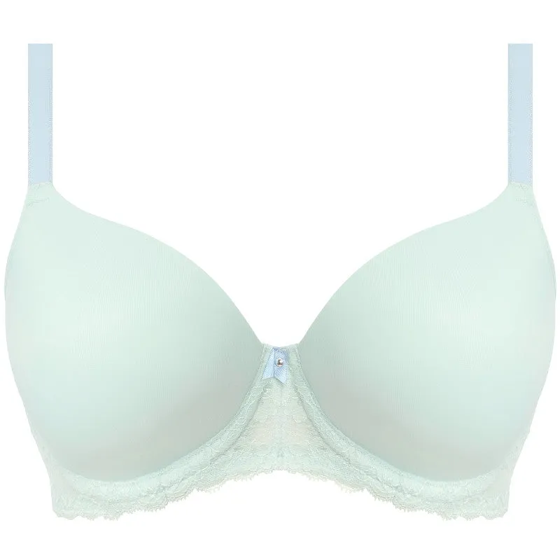 Offbeat Moulded Demi T-Shirt Bra Pure Water Blue - Freya