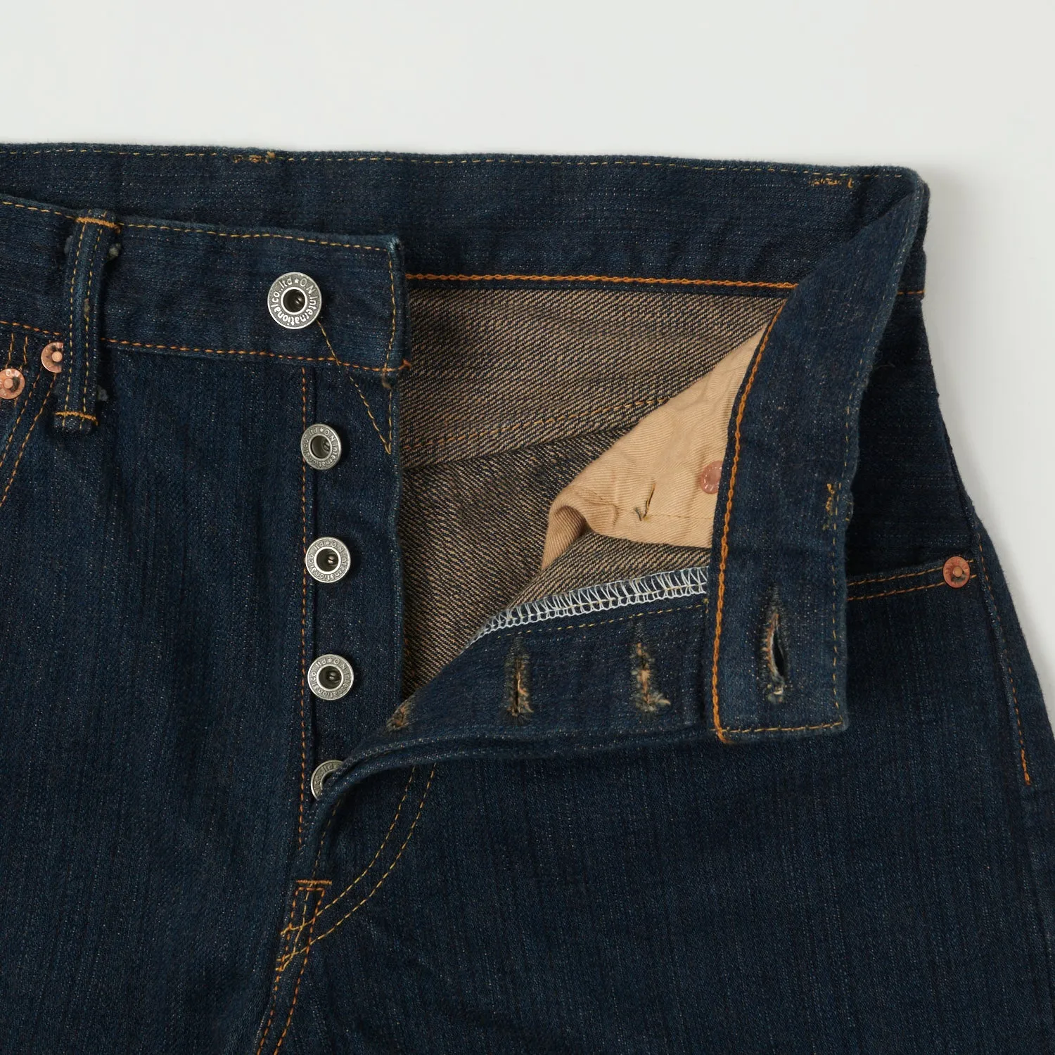ONI 510SHM 'Kiwami' Semi Hand Made 16oz Natural Indigo Slim Straight Jean - One Wash