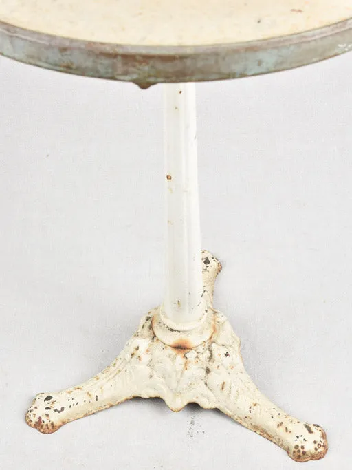 PAIR OF NAPOLEON III ROUND TABLES - MARBLE