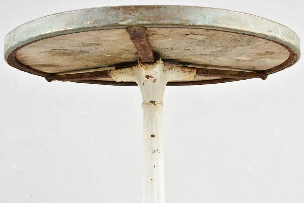 PAIR OF NAPOLEON III ROUND TABLES - MARBLE