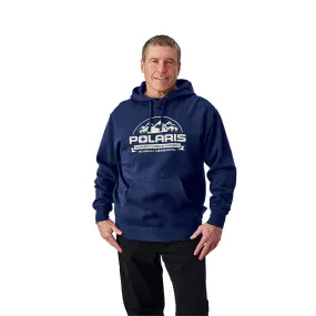 Polaris  Navy Heather Mens Roseau Pullover Hoodie Classic Fit Comfortable Casual