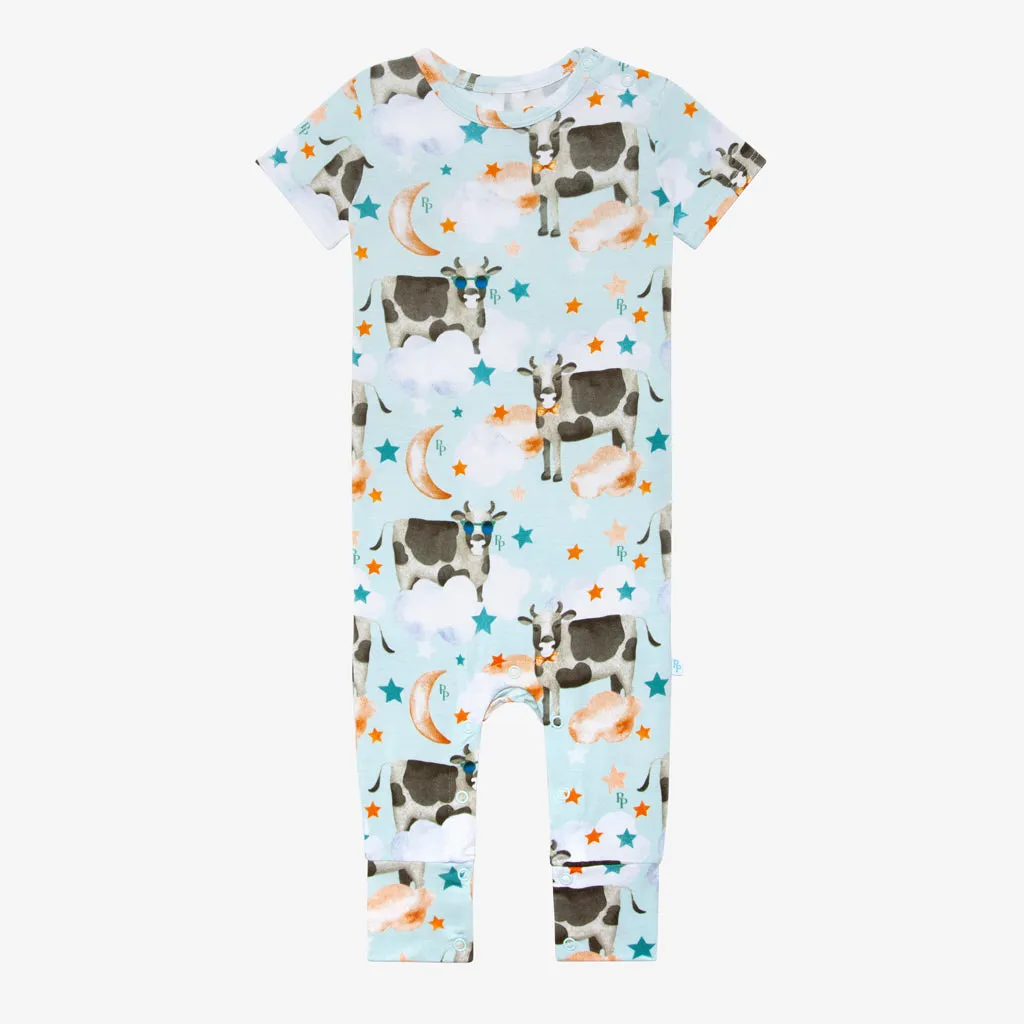 Posh Peanut Tex S/S Basic Romper