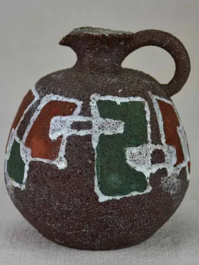 Pretty petite 1950's stoneware pitcher 4¾"