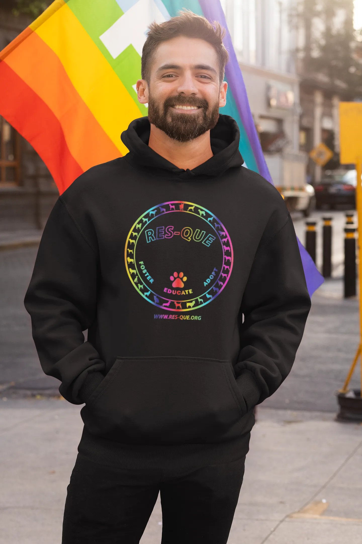 Pride Res-que Pullover Hoodie