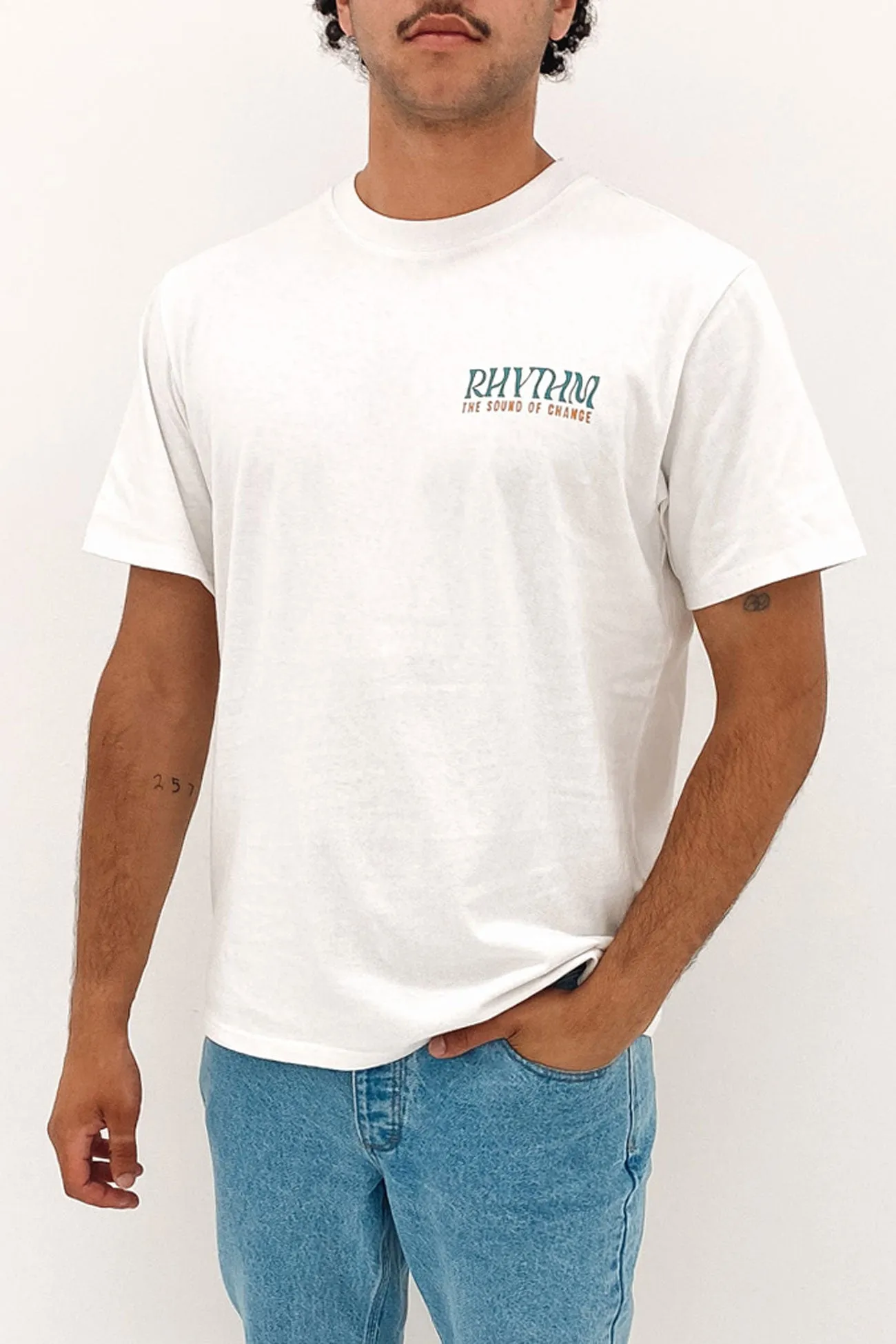 Protea Vintage Short Sleeve T-Shirt Vintage White