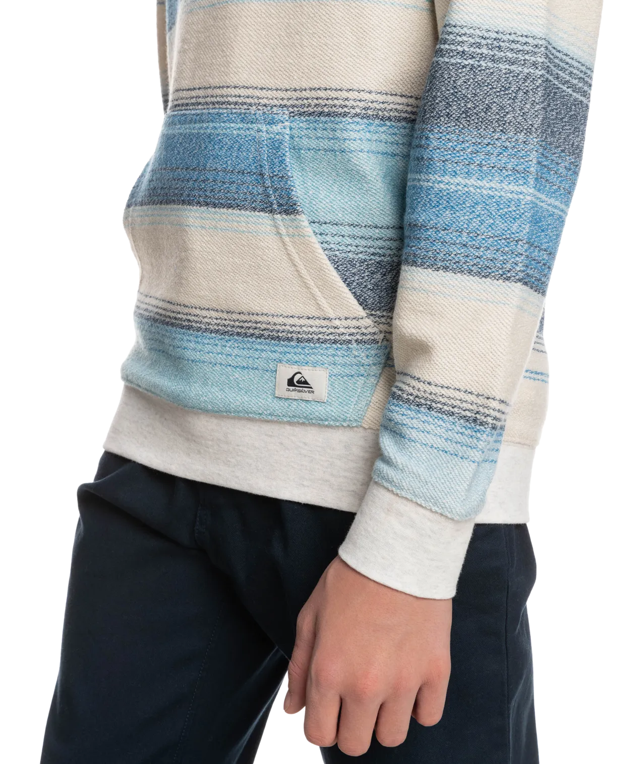 Quiksilver Great Otway Hooded Youth Sweatshirt-Delph Blue