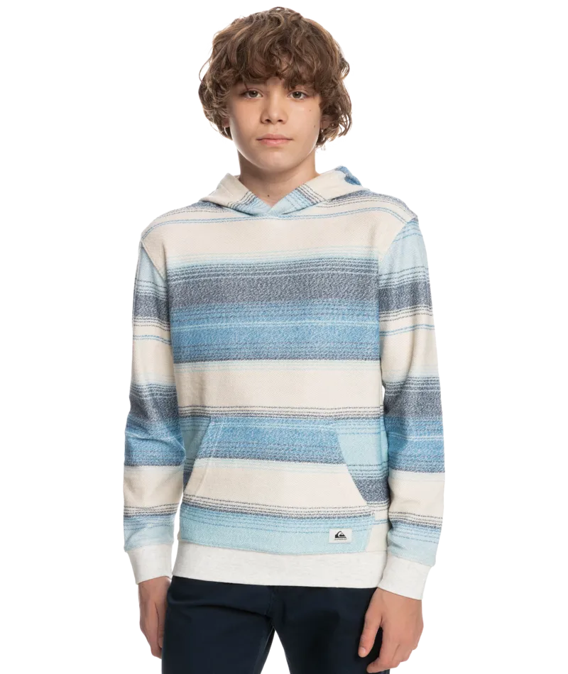 Quiksilver Great Otway Hooded Youth Sweatshirt-Delph Blue