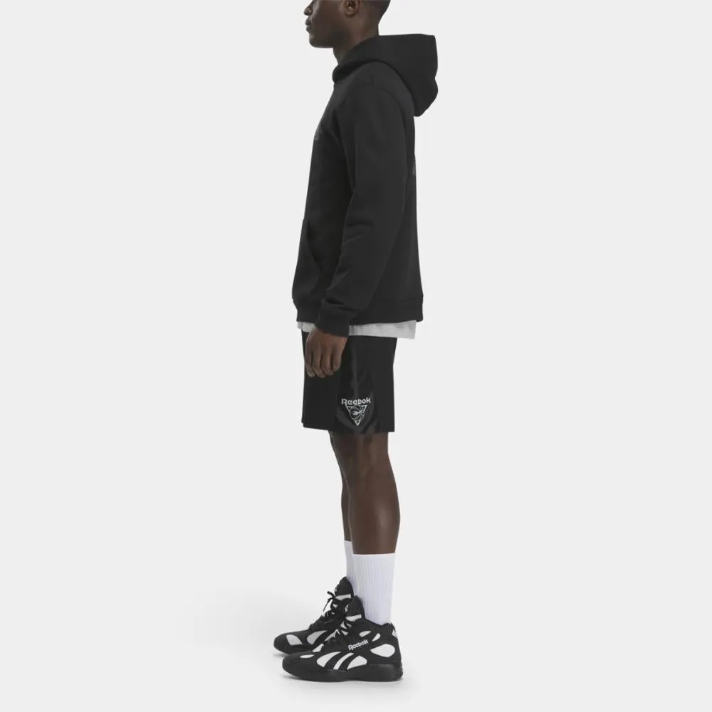Reebok Apparel Men Basketball Above the Rim Hoodie BLACK
