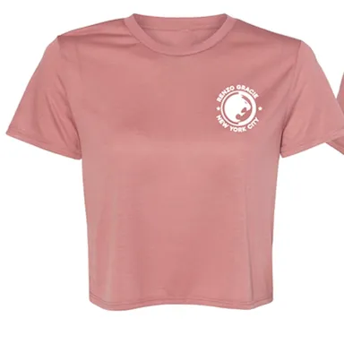 Renzo Gracie Women's Cropped T-Shirt Mauve